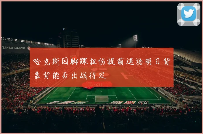哈克斯因脚踝扭伤提前退场明日背靠背能否出战待定