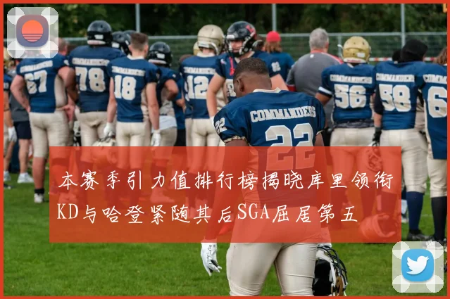 本赛季引力值排行榜揭晓库里领衔KD与哈登紧随其后SGA屈居第五